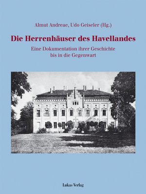 cover image of Die Herrenhäuser des Havellandes
